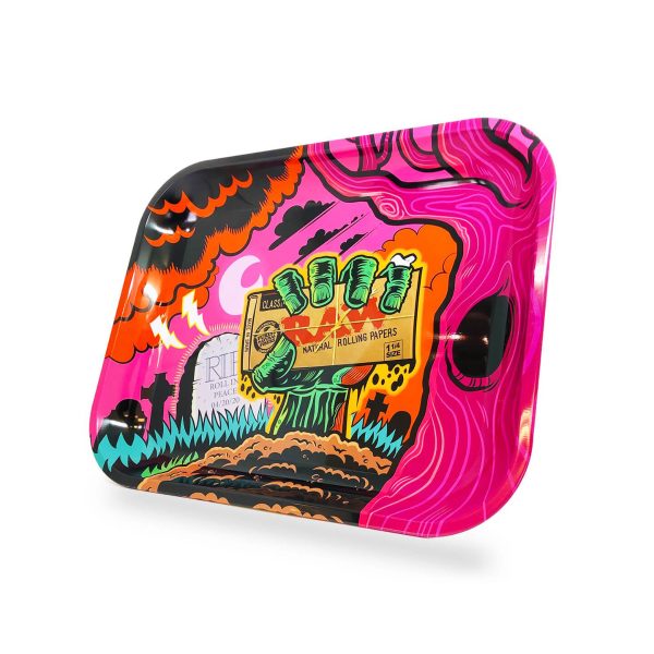 RAW Zombie Large Metal Rolling Tray