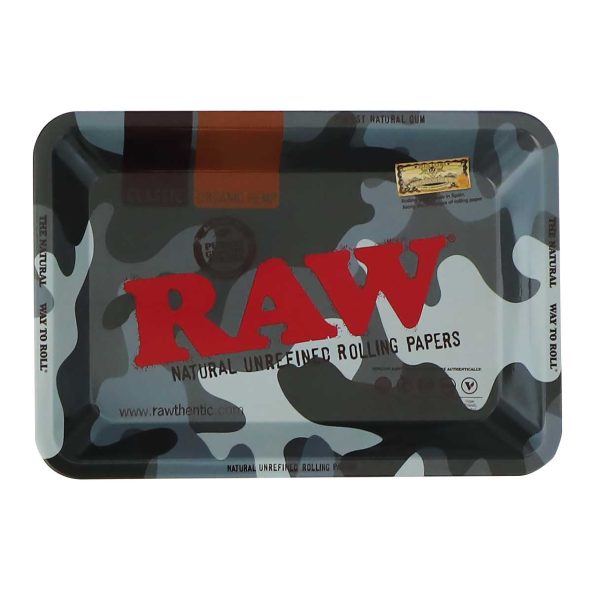 RAW Urban Camo Metalen Rolling Tray - Mini
