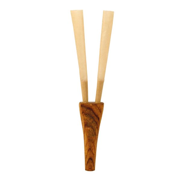 RAW Wooden Double Barrel King Size Joint Holder Voorbeeld