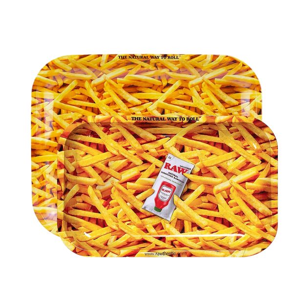 RAW French Fries Metalen Rolling Tray
