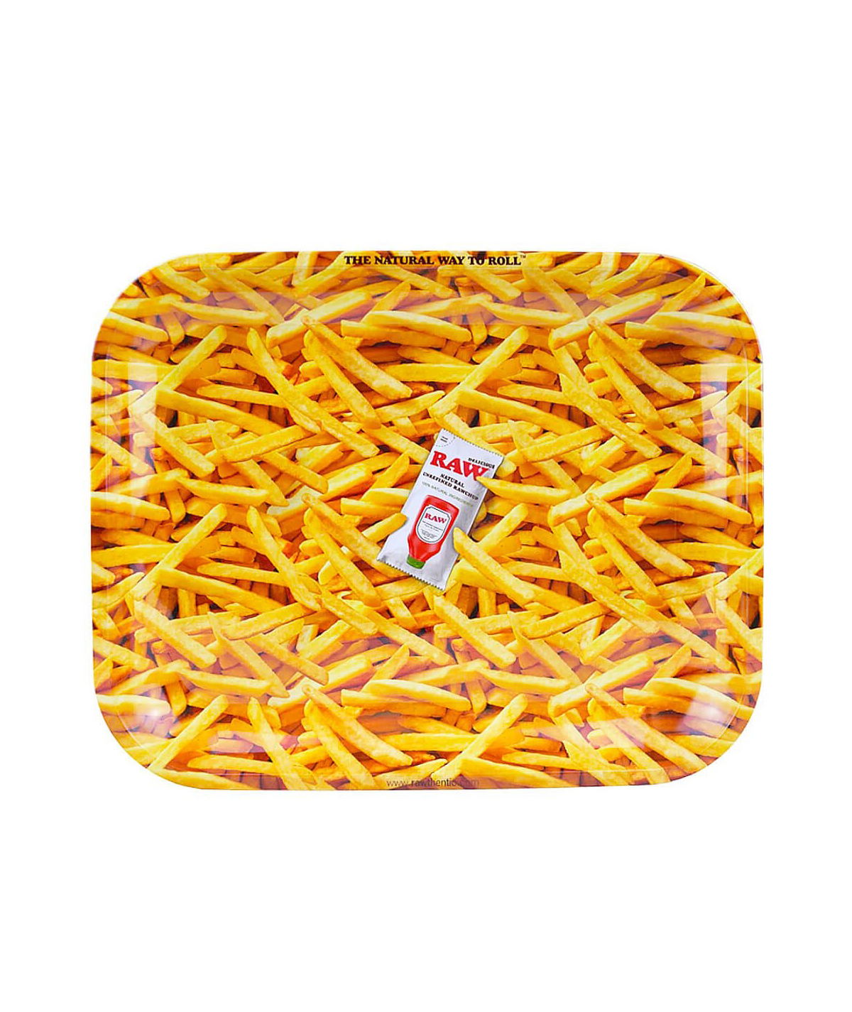 RAW French Fries Metalen Rolling Tray - Large RAW French Fries Metalen Rolling Tray - Large