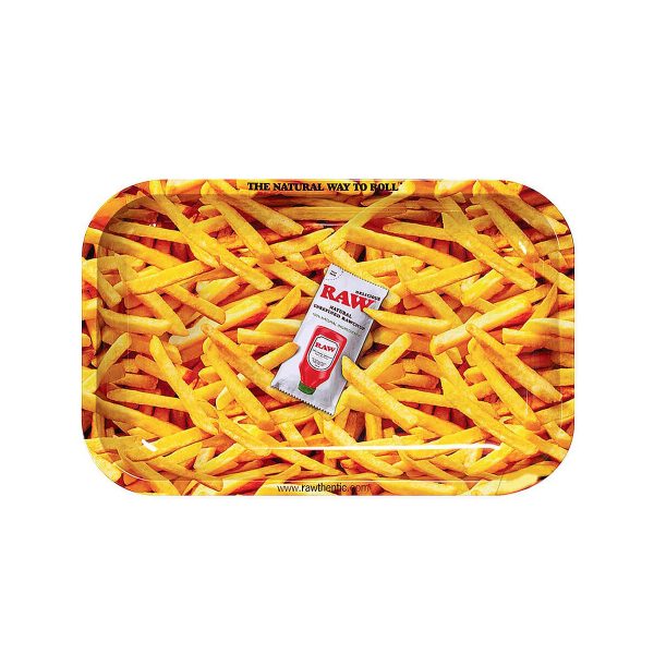 RAW French Fries Metalen Rolling Tray - Medium