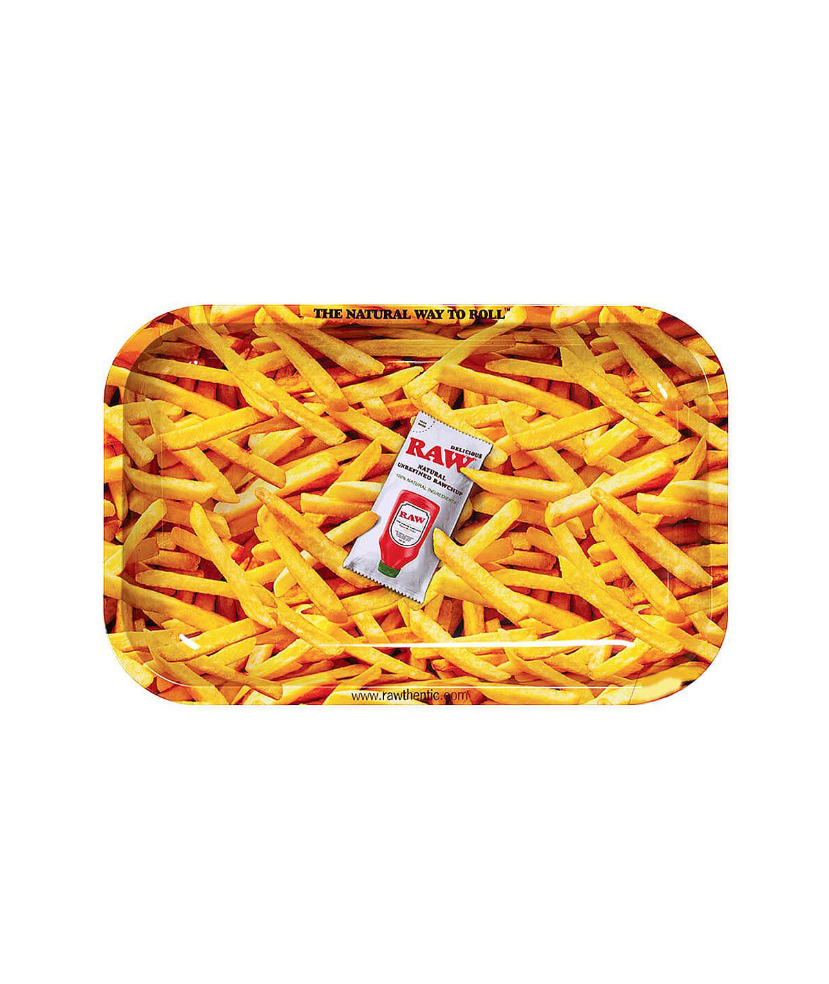 RAW French Fries Metalen Rolling Tray - Medium RAW French Fries Metalen Rolling Tray - Medium