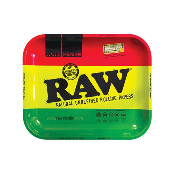 RAW Rasta Rolling Tray