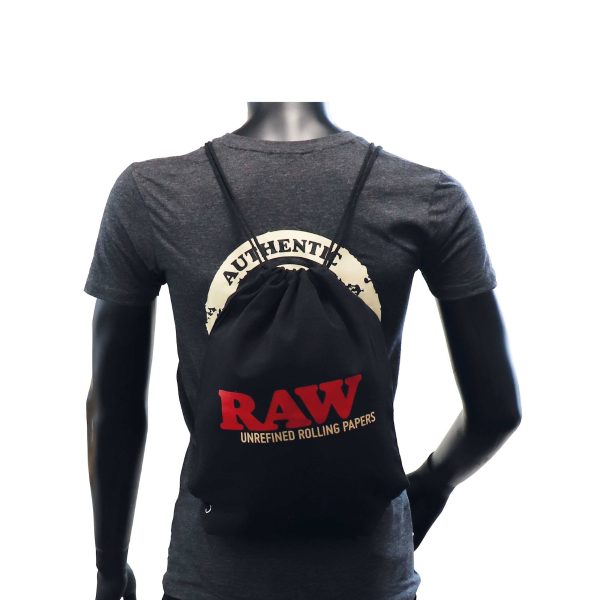 RAW Drawstring Bag Black