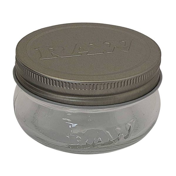RAW Glazen Mason Jar – Small (175ml)